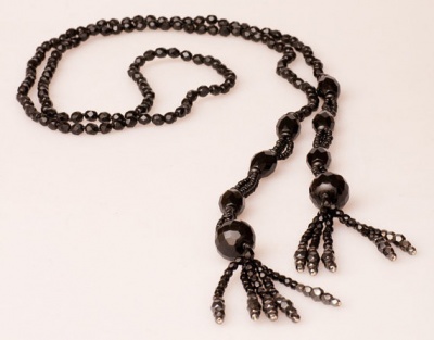 Black Flapper - Necklace
